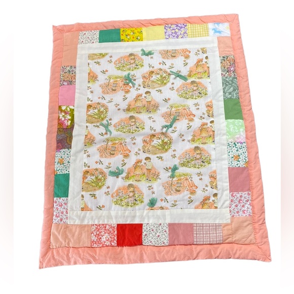 Other - Handmade Doll Quit Vintage Fabric